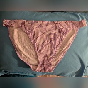 PINK Victoria's Secret Purple Marble Panties XXL